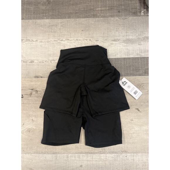 RBX Shorts Womens Small High Rise Stretch Waist Pockets Two Pack Activewear - Picture 1 of 8